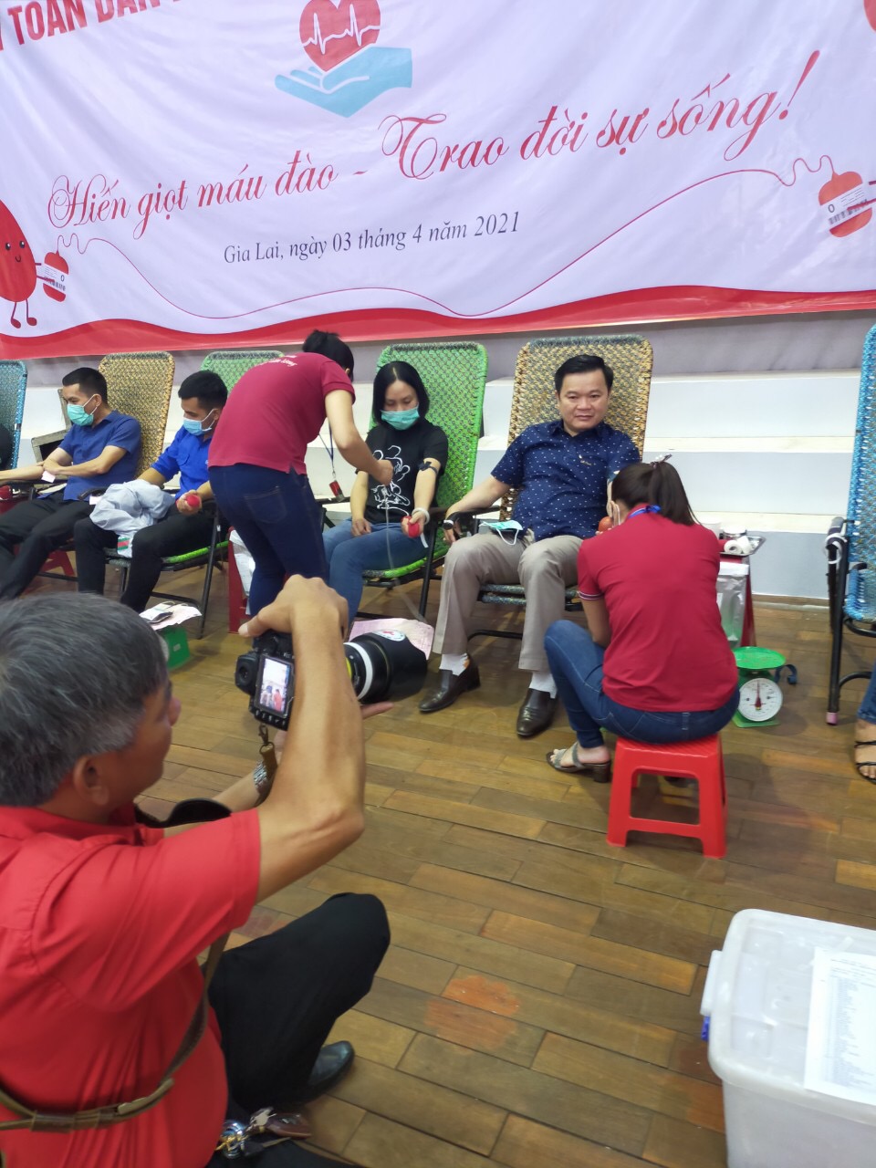 Cục THADS tỉnh Gia Lai hưởng ứng "Ngày Toàn dân hiến máu tình nguyện 07/4/ 2021"