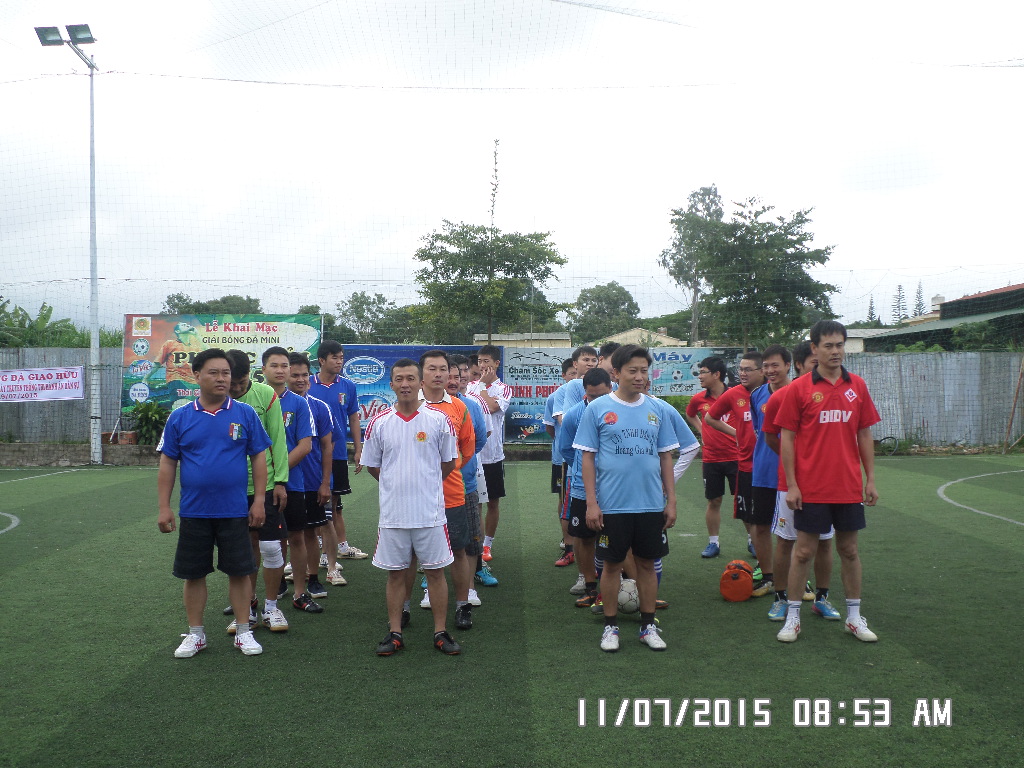 Giao lưu bóng đá chào mừng ngày thành lập ngành ngày 19/7