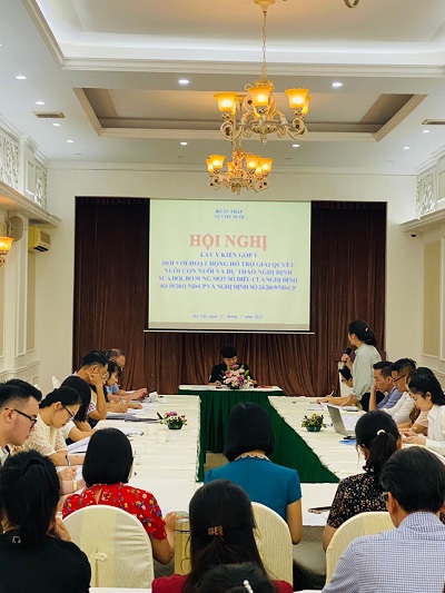 Bộ Tư pháp tổ chức Hội nghị lấy ý kiến góp ý đối với hoạt động hỗ trợ nuôi con nuôi và dự thảo Nghị định sửa đổi, bổ sung một số điều của Nghị định số 19/2011/NĐ-CP và Nghị định số 24/2019/NĐ-CP