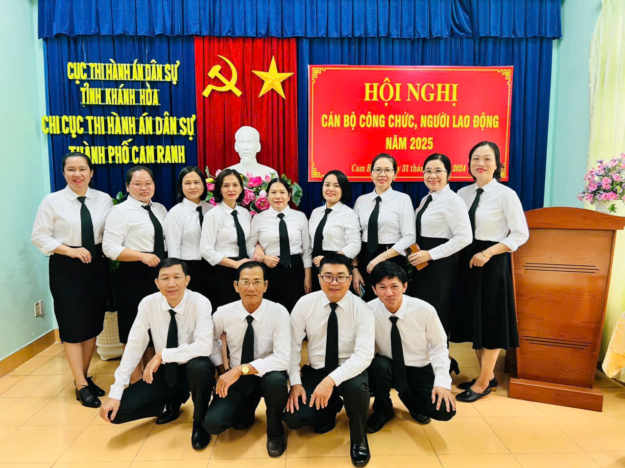 Chi cục Thi hành dân sự thành phố Cam Ranh tổ chức Hội nghị Cán bộ, công chức, người lao động năm 2025
