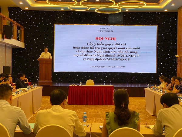 Bộ Tư pháp tổ chức Hội nghị lần 2 về việc lấy ý kiến góp ý đối với hoạt động hỗ trợ nuôi con nuôi và dự thảo Nghị định sửa đổi, bổ sung một số điều của Nghị định số 19/2011/NĐ-CP và Nghị định số 24/2019/NĐ-CP