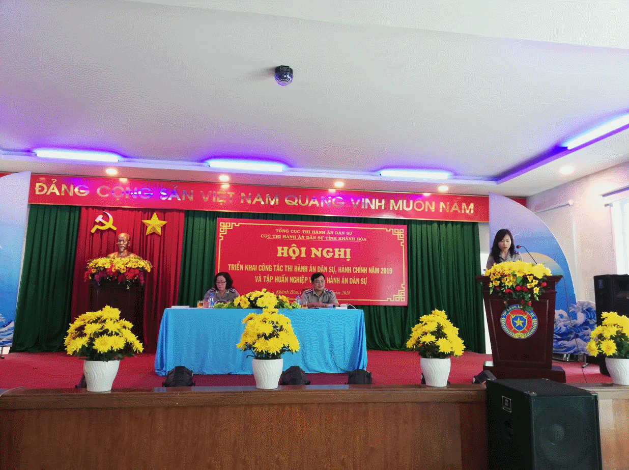 Hội nghị triển khai công tác năm 2019 và Tập huấn nghiệp vụ thi hành án dân sự