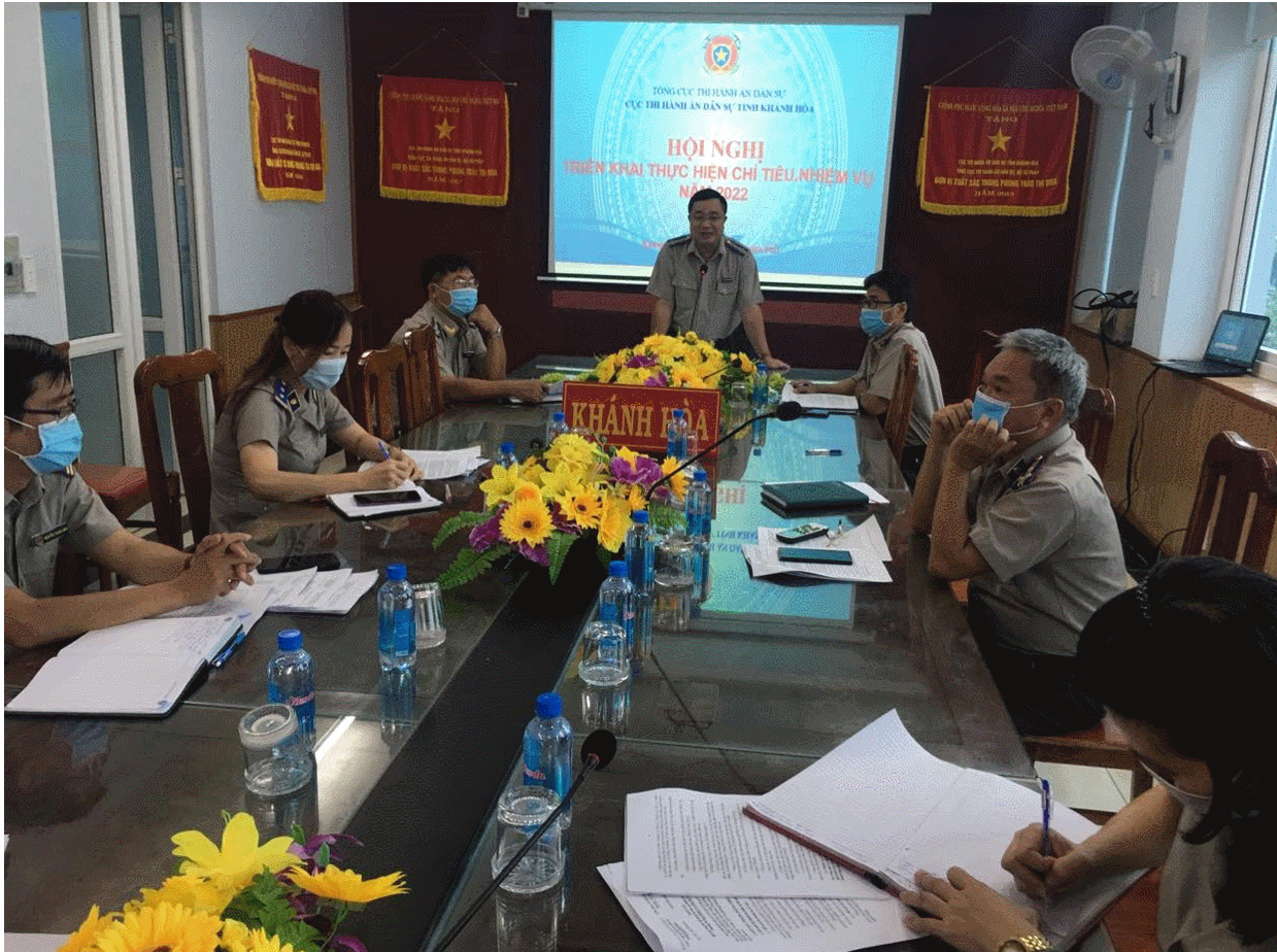 Cục THADS tỉnh Khánh Hòa tổ chức Hội nghị trực tuyến triển khai công tác năm 2022