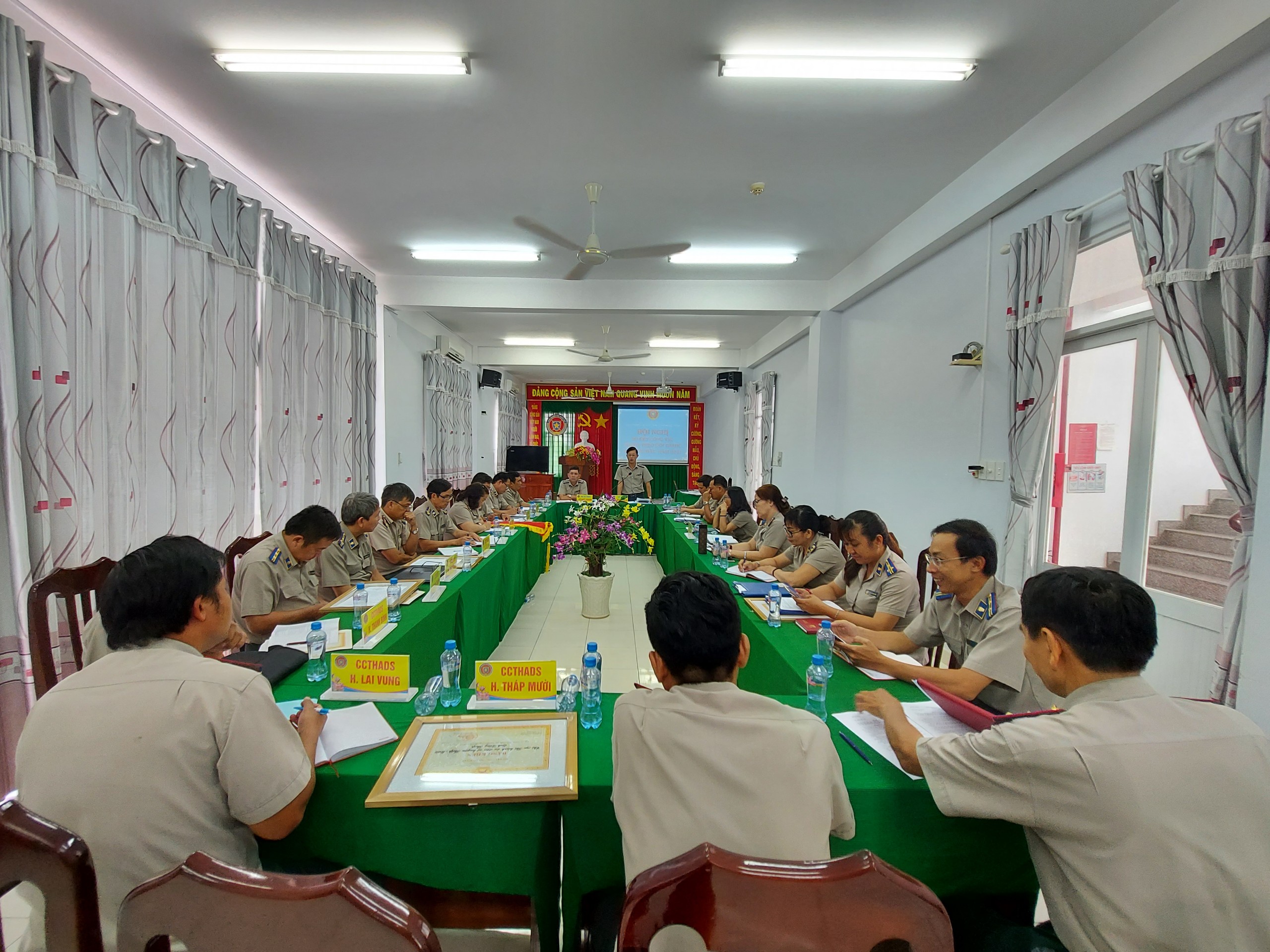 Hội nghị sơ kết công tác thi hành án dân sự, theo dõi thi hành án hành chính 6 tháng đầu năm và nhiệm vụ, giải pháp 6 tháng cuối năm 2021.