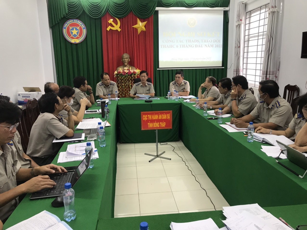 Đồng Tháp: Sơ kết công tác Thi hành án dân sự, theo dõi thi hành án hành chính 6 tháng đầu năm 2022
