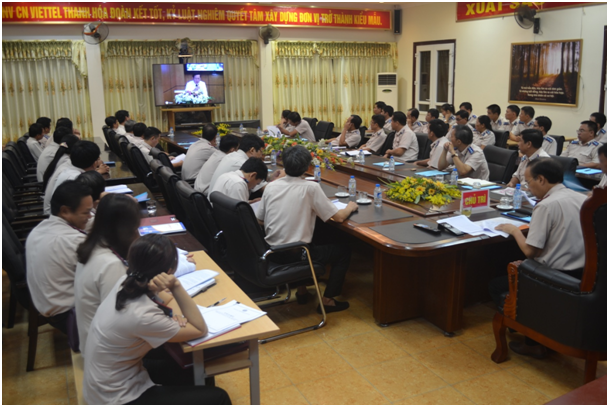 Tổng cục Thi hành án dân sự  làm việc trực tuyến với cơ quan Thi hành án dân sự địa phương