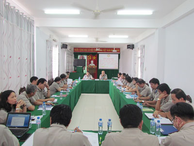 Họp giao ban đánh giá sơ bộ kết quả thực hiện nhiệm vụ và chuẩn bị tổng kết công tác năm 2018, triển khai nhiệm vụ năm 2019