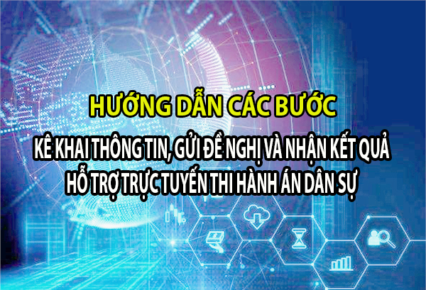 Hướng dẫn các bước thực hiện kê khai thông tin và gửi yêu cầu, nhận kết quả hỗ trợ trực tuyến THADS
