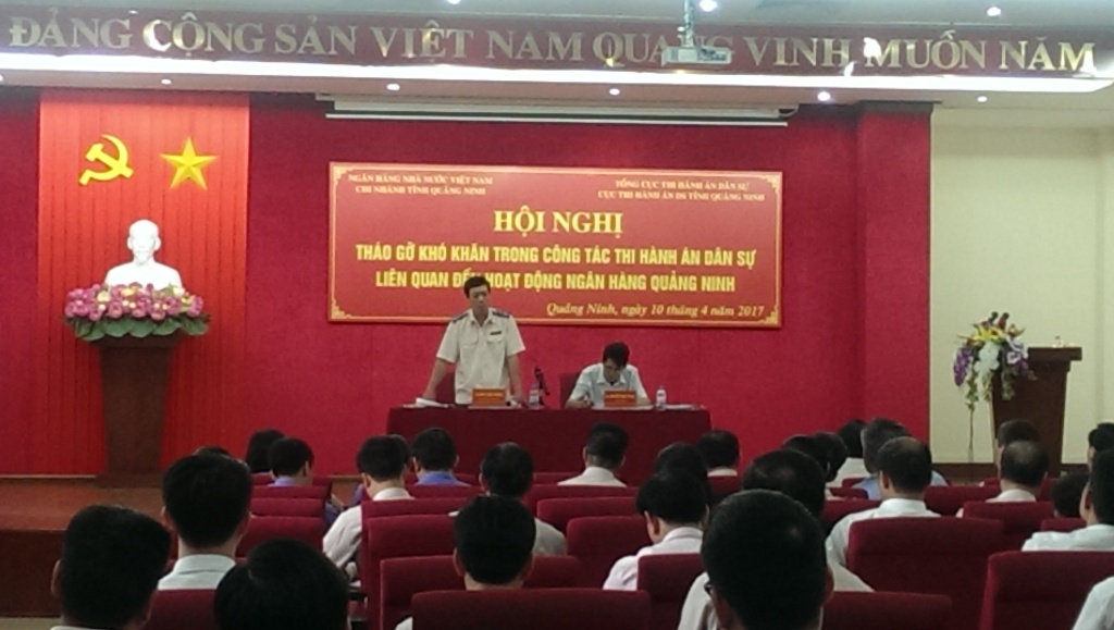 Tháo gỡ khó khăn trong công tác thi hành án dân sự liên quan đến tín dụng, ngân hàng