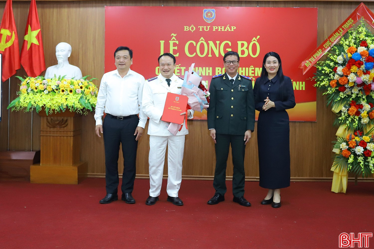 Công bố quyết định bổ nhiệm Trưởng Thi hành án dân sự tỉnh Hà Tĩnh