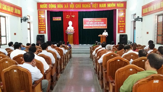 Thị xã Hồng Lĩnh tổ chức Hội nghị phổ biến pháp luật
