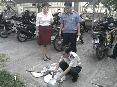 Chi cục Thi hành án dân sự thành phố Sa Đéc tổ chức tiêu hủy vật chứng, tài sản: