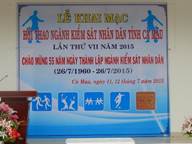 Viện Kiểm Sát nhân dân tỉnh Cà Mau tổ chức Hội thao kỷ niệm ngày thành lập ngành Kiểm Sát
