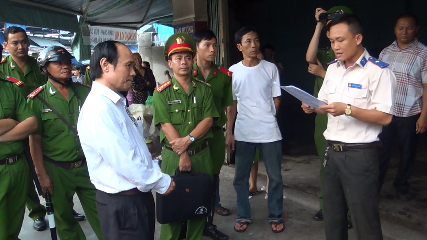 Cưỡng chế thi hành án 2 vụ việc lớn tại phường Tân Lập, thành phố Nha Trang