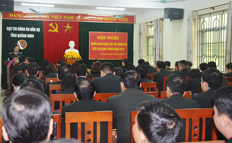 Cục THADS tỉnh triển khai nhiệm vụ công tác năm 2018