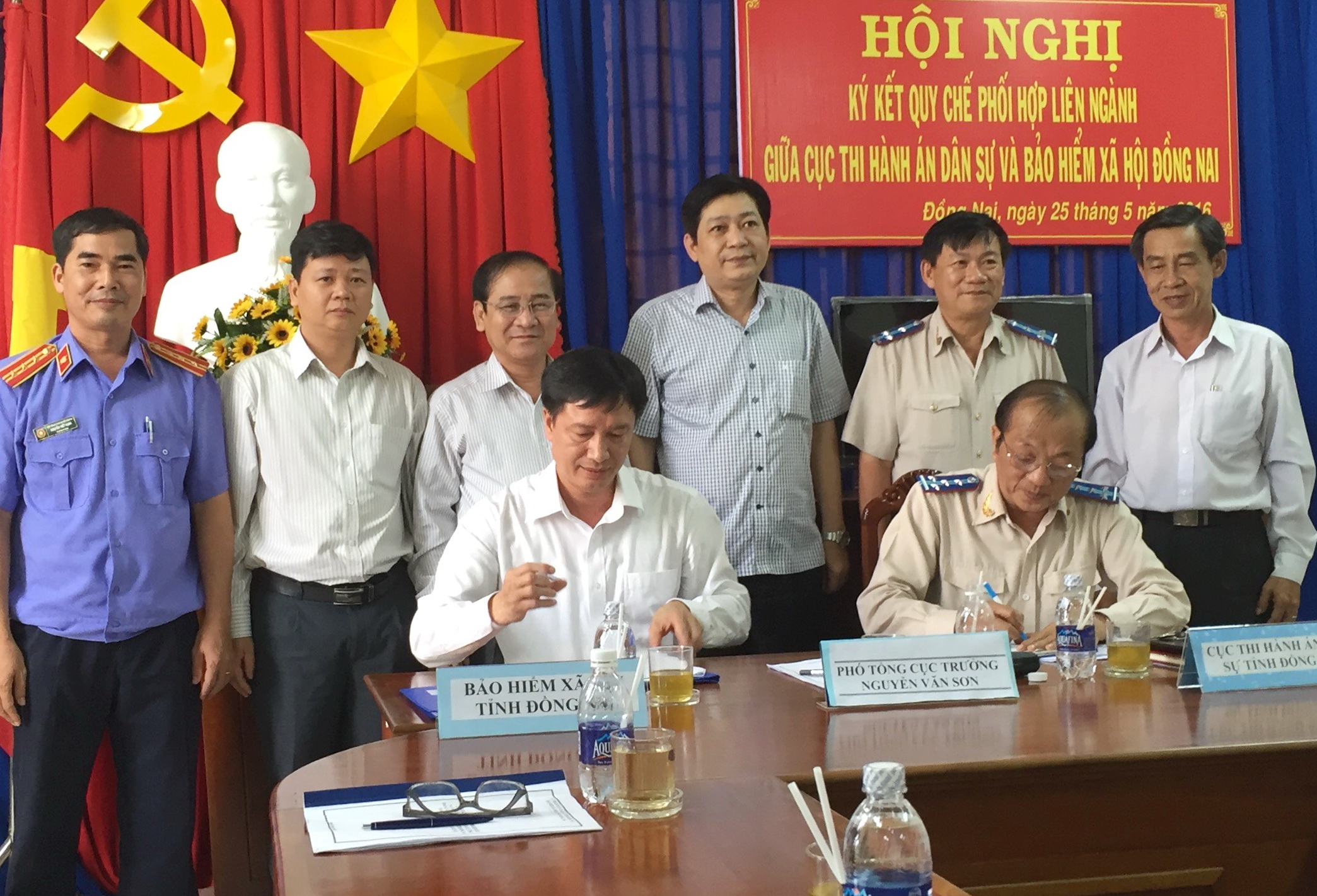 Lễ ký kết Quy chế phối hợp giữa Cục Thi hành án dân sự và Bảo hiểm xã hội tỉnh Đồng Nai trong công tác thi hành án dân sự