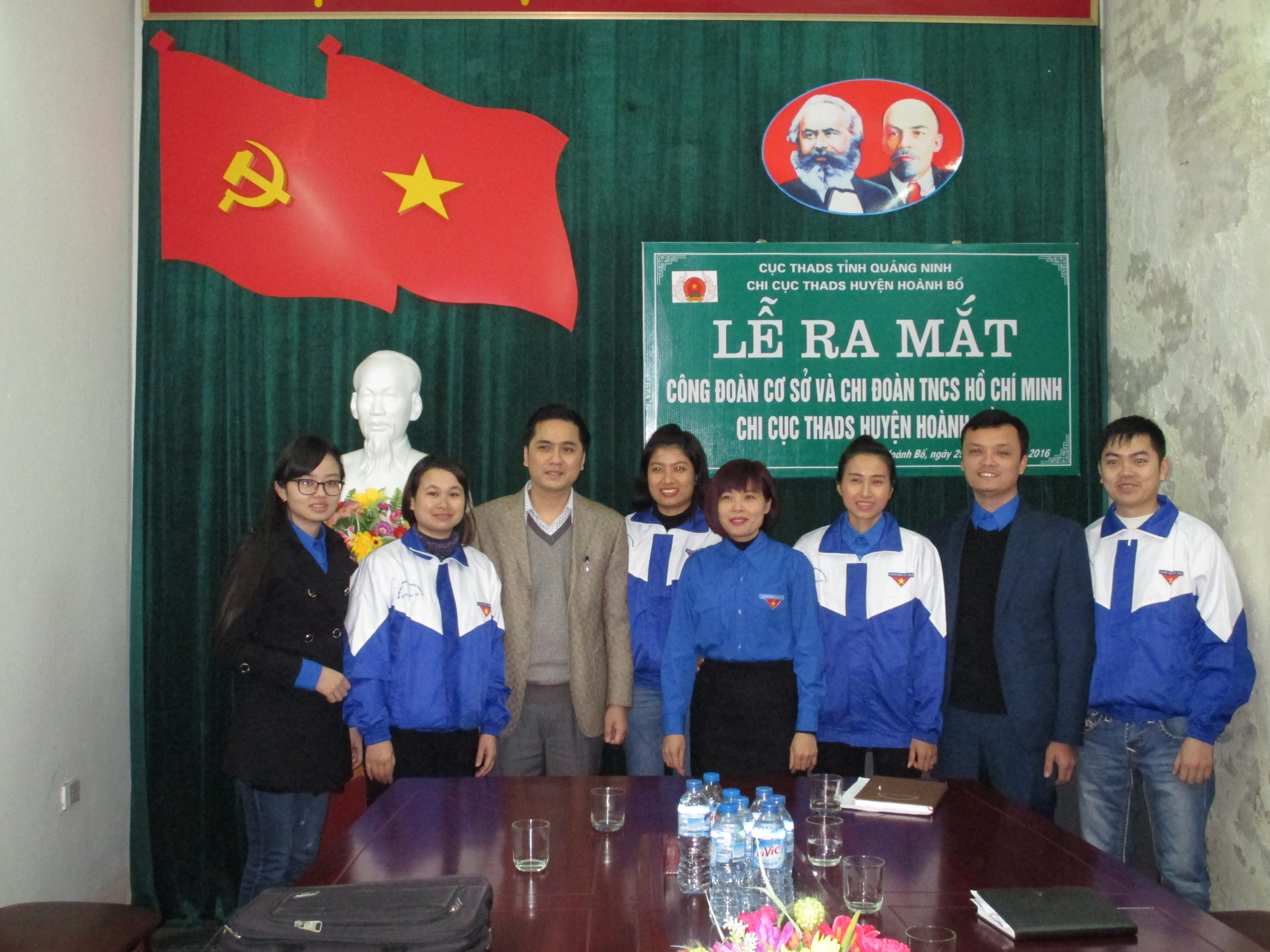 Lễ ra mắt Công đoàn cơ sở và Chi đoàn thanh niên Chi cục Thi hành án dân sự huyện Hoành Bồ