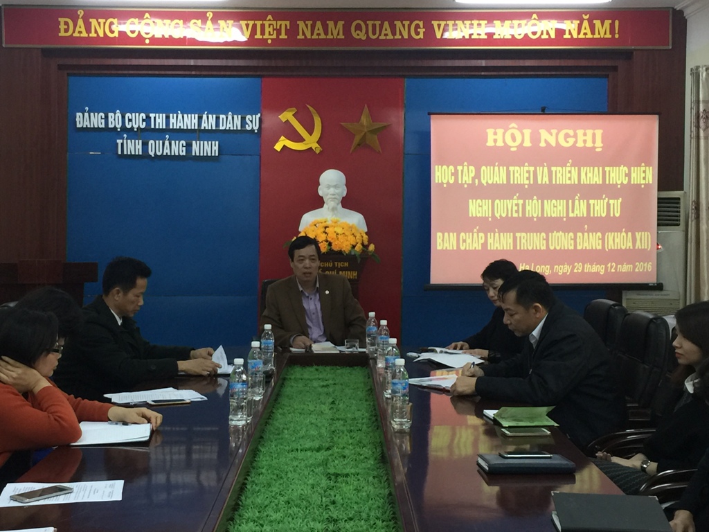 Hội nghị học tập, quán triệt và triển khai thực hiện Nghị quyết Hội nghị lần thứ tư Ban Chấp hành Trung ương Đảng (khóa XII)