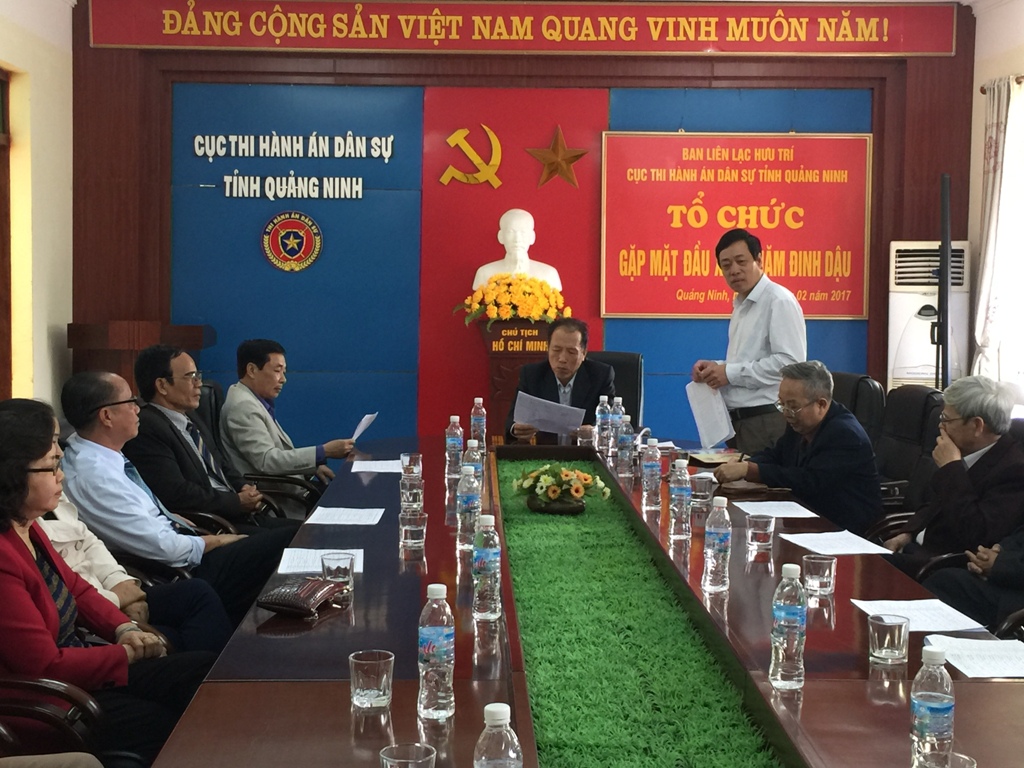 Ban Liên lạc Hưu trí Cục Thi hành án dân sự tỉnh gặp mặt đầu xuân năm Đinh Dậu 2017