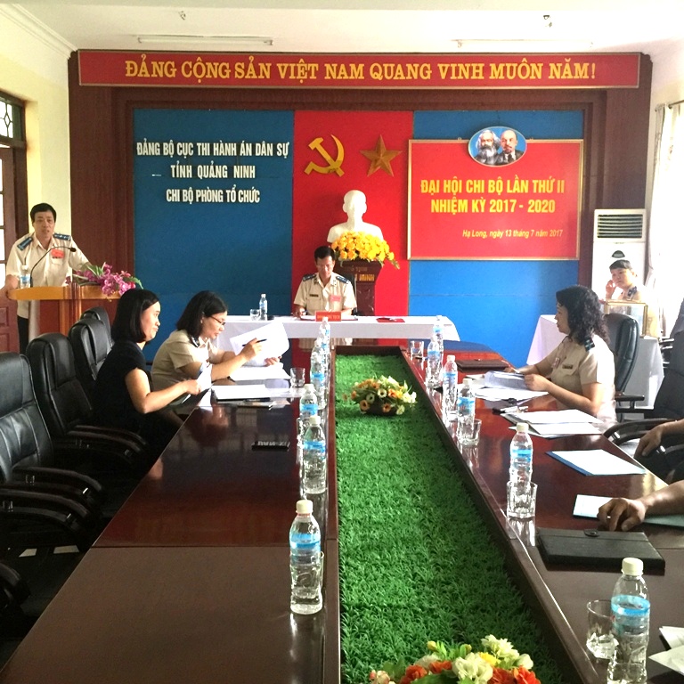 Đại hội chi bộ phòng Tổ chức cán bộ