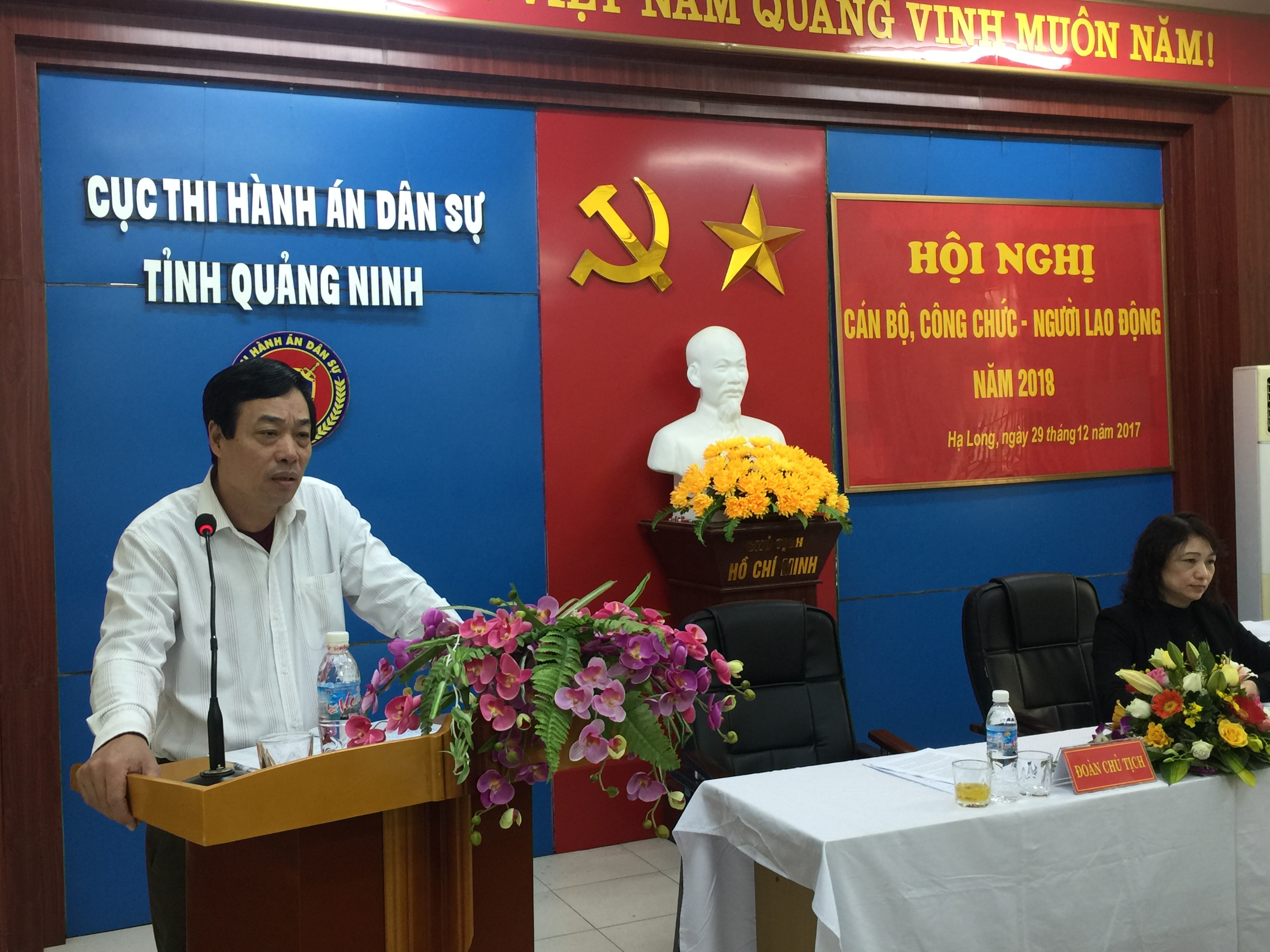 Cục Thi hành án dân sự tổ chức Hội nghị cán bộ, công chức và người lao động năm 2018