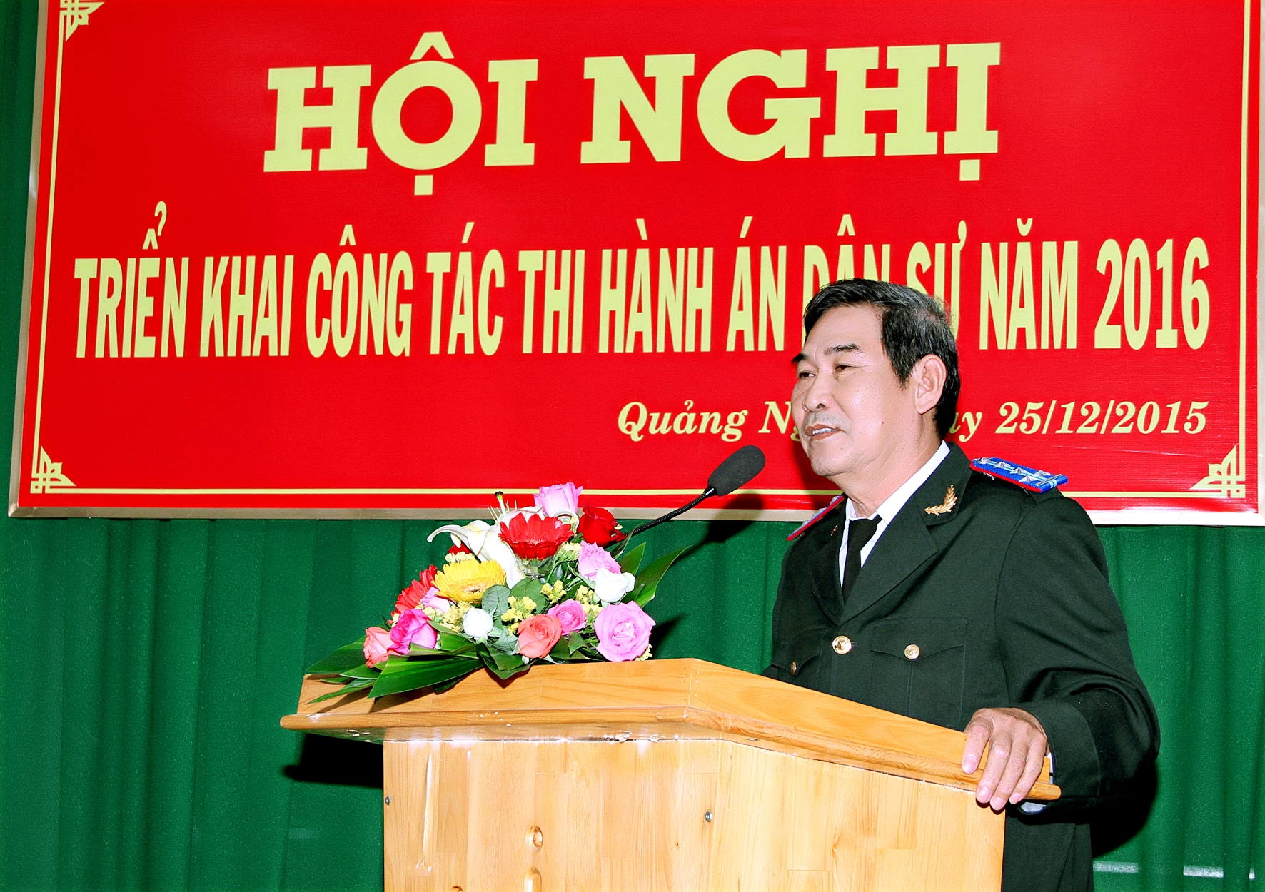 CỤC THI HÀNH ÁN DÂN SỰ TỈNH QUẢNG NGÃI TRIỂN KHAI CÔNG TÁC THI HÀNH ÁN DÂN SỰ NĂM 2016