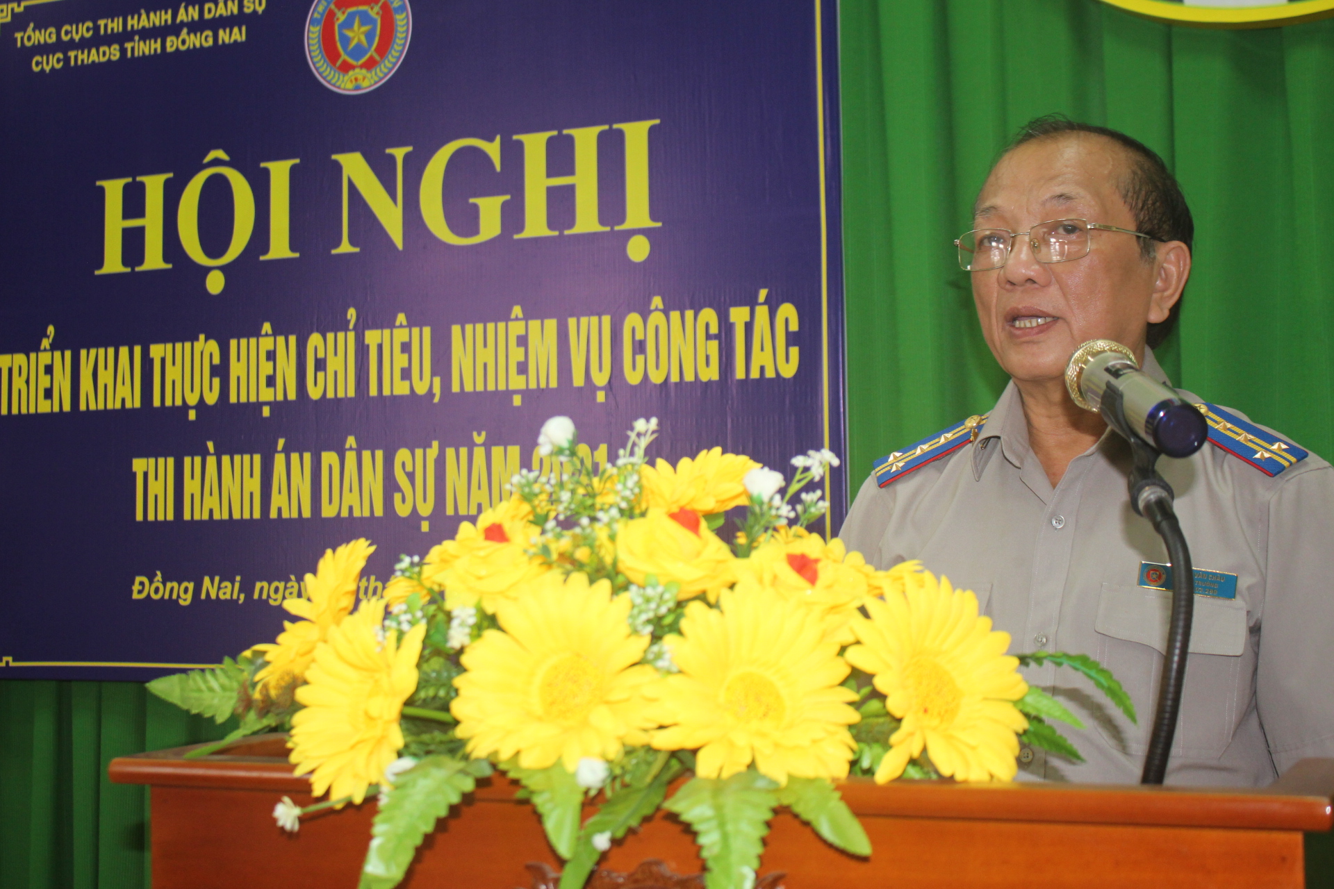 Cục Thi hành án dân sự tỉnh (THADS) tổ chức Hội nghị tổng kết công tác THADS năm 2020 và triển khai thực hiện chỉ tiêu, nhiệm vụ năm 2021