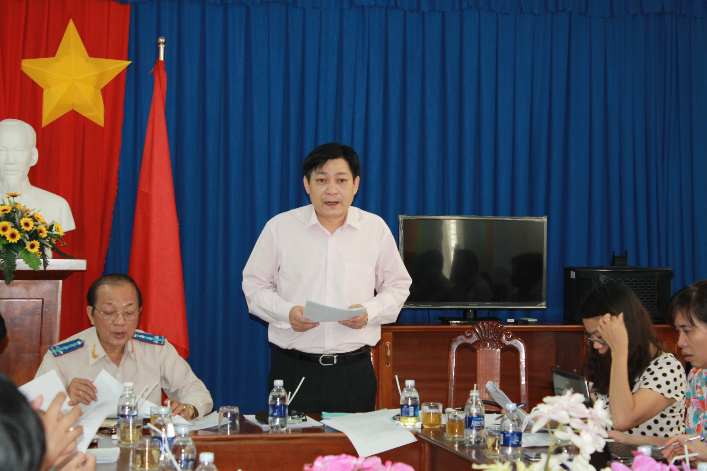 Tổng cục Thi hành án dân sự làm việc tại Cục Thi hành án dân sự tỉnh Đồng Nai về công tác thi hành án dân sự liên quan đến án tín dụng ngân hàng