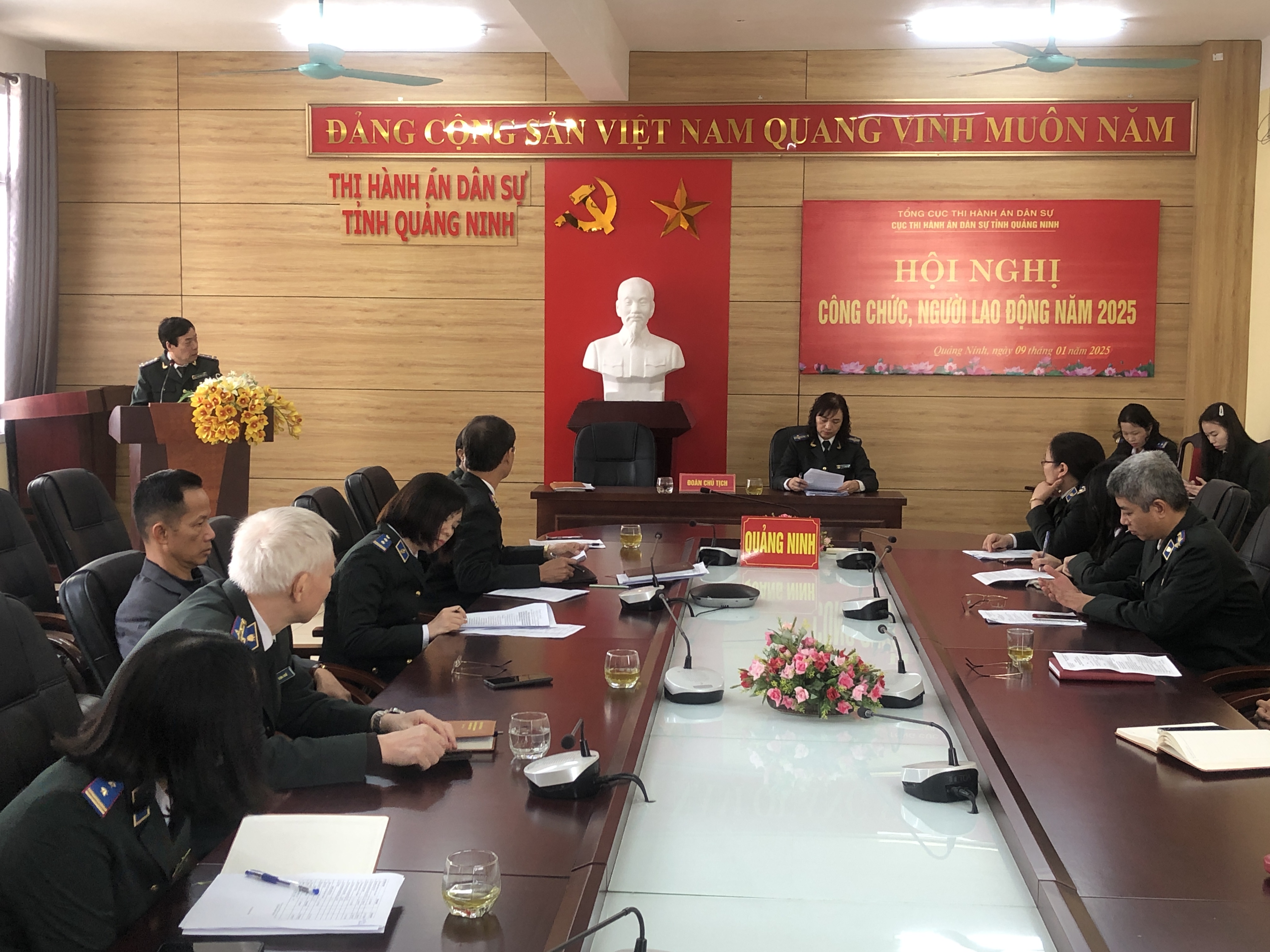 Cục Thi hành án dân sự tỉnh Quảng Ninh tổ chức Hội nghị Công chức và người lao động năm 2025