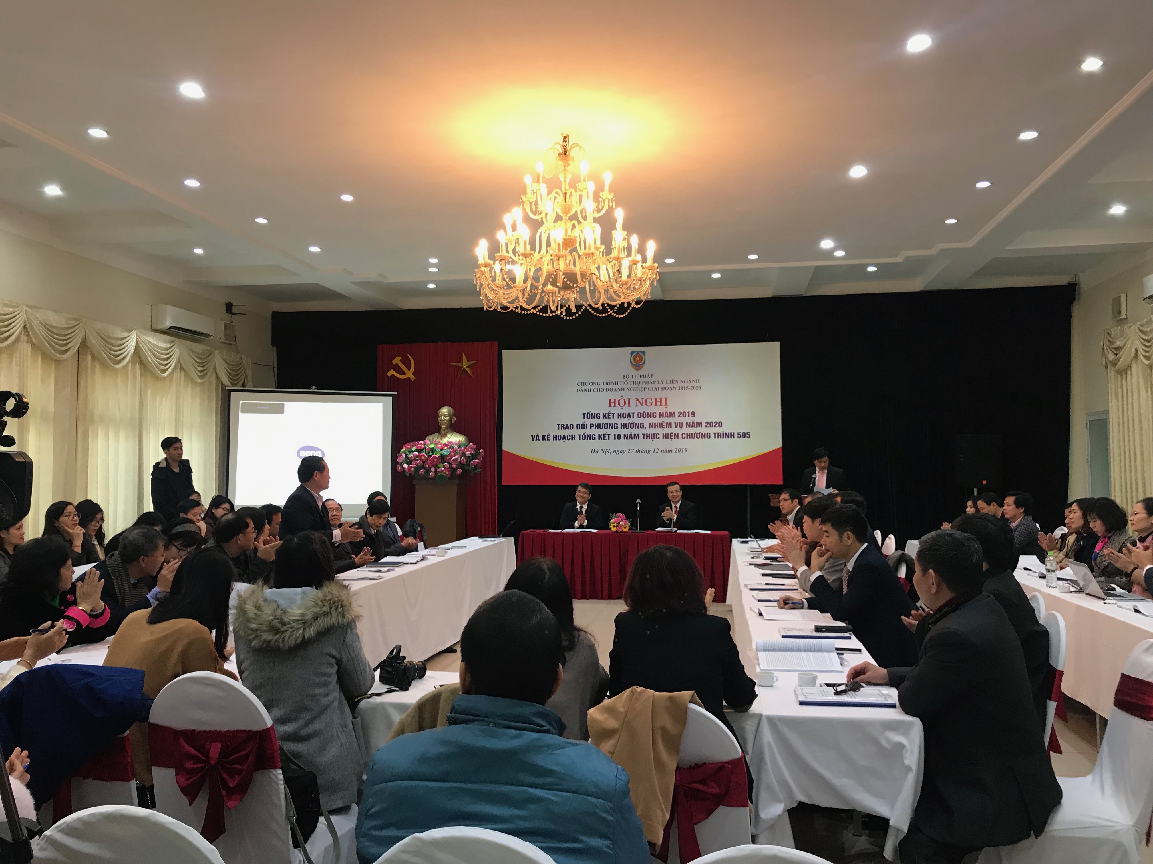 HỘI NGHỊ TỔNG KẾT CHƯƠNG TRÌNH 585 NĂM 2019 VÀ PHƯƠNG HƯỚNG, NHIỆM VỤ NĂM 2020