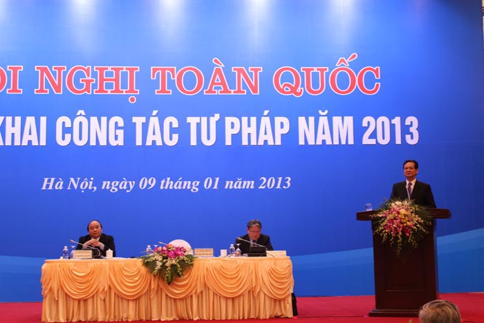 Hoi nghi trien khai công tac Tu phap 2013