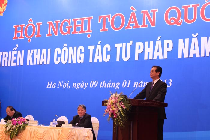 Thu tuong phat bieu chi dao Hoi nghi