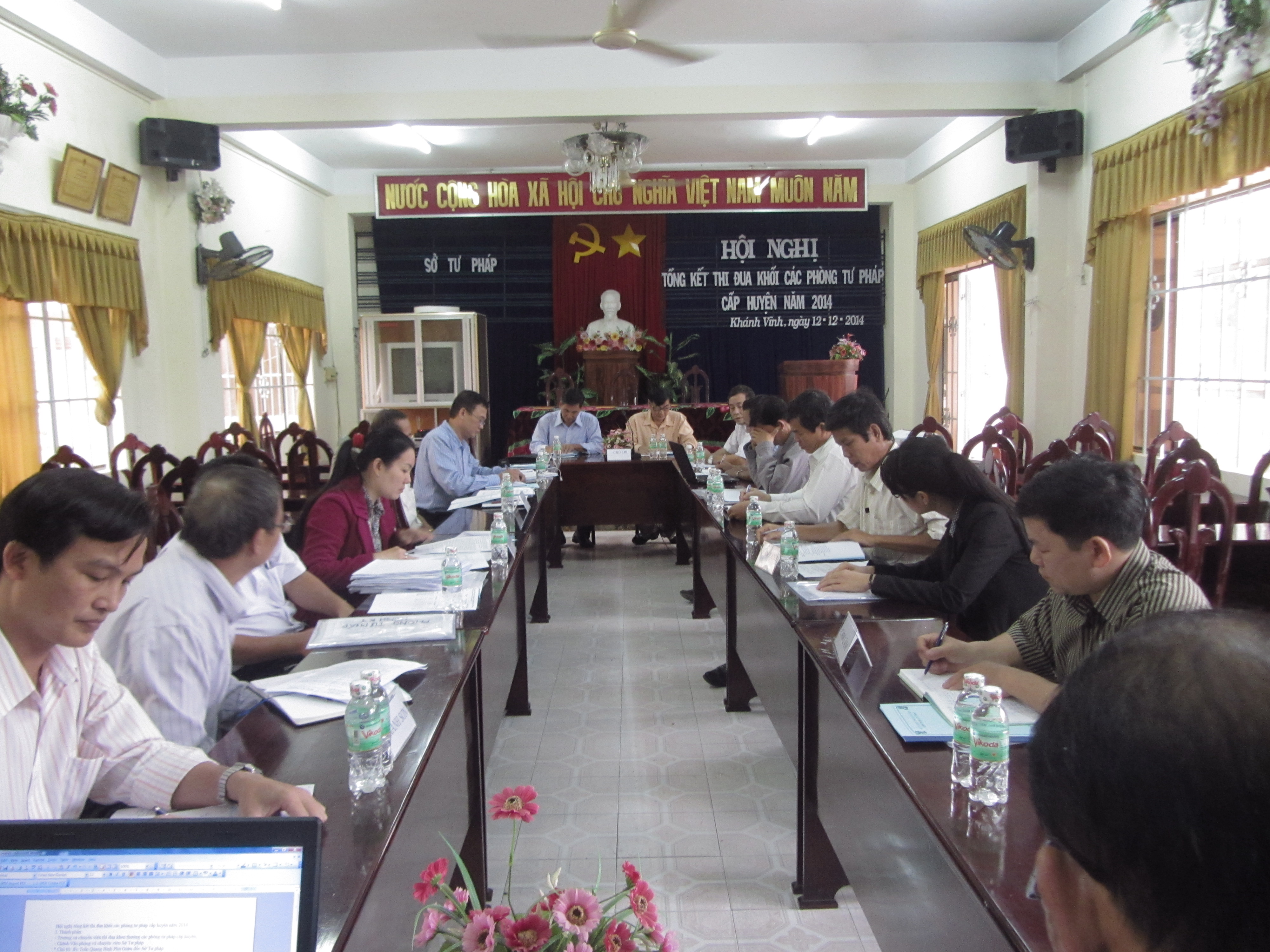 Khối thi đua Tư pháp Khánh Hòa tổ chức Hội nghị tổng kết năm 2014