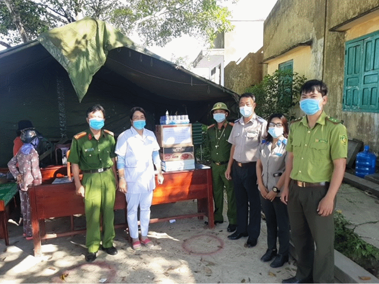 Chi cục THADS huyện Khánh Sơn chung sức phòng, chống dịch Covid - 19