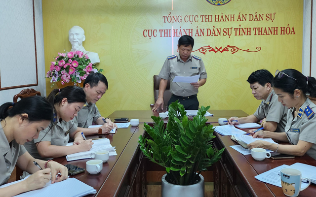 Chi bộ Phòng kiểm tra và giải quyết khiếu nại tố cáo sinh hoạt chuyên đề