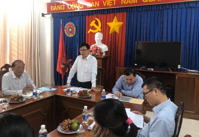 ĐOÀN CÔNG TÁC CỦA TỔNG CỤC THI HÀNH ÁN DÂN SỰ - BỘ TƯ PHÁP LÀM VIỆC TẠI CỤC THI HÀNH ÁN DÂN SỰ TỈNH ĐỒNG NAI