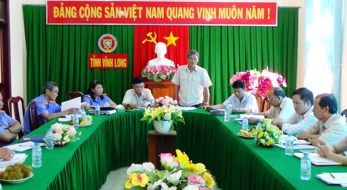 Viện Kiểm sát nhân dân tỉnh Vĩnh Long trực tiếp kiểm sát việc tuân theo pháp luật trong thi hành án dân sự