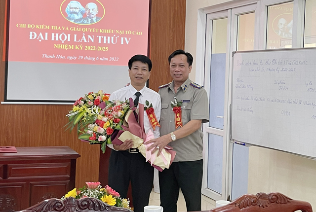 Chi bộ Kiểm tra và giải quyết Khiếu nại tố cáo tổ chức Đại hội chi bộ lần thứ IV, nhiệm kỳ 2022-2025