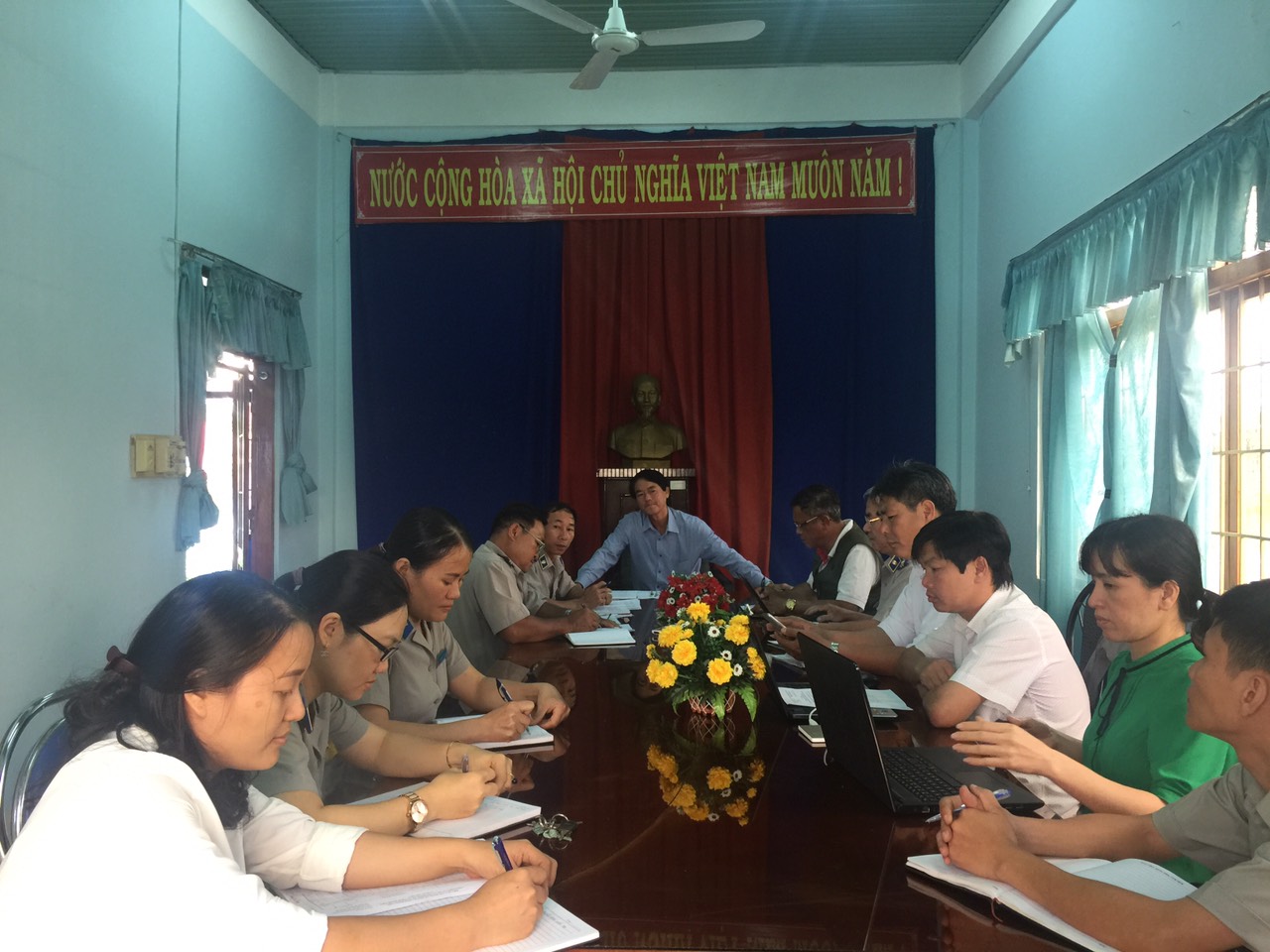 CỤC THI HÀNH ÁN DÂN SỰ TỈNH GIA LAI TỔ CHỨC KIỂM TRA TOÀN DIỆN TẠI  CHI CỤC THI HÀNH ÁN DÂN SỰ HUYỆN KRÔNG PA