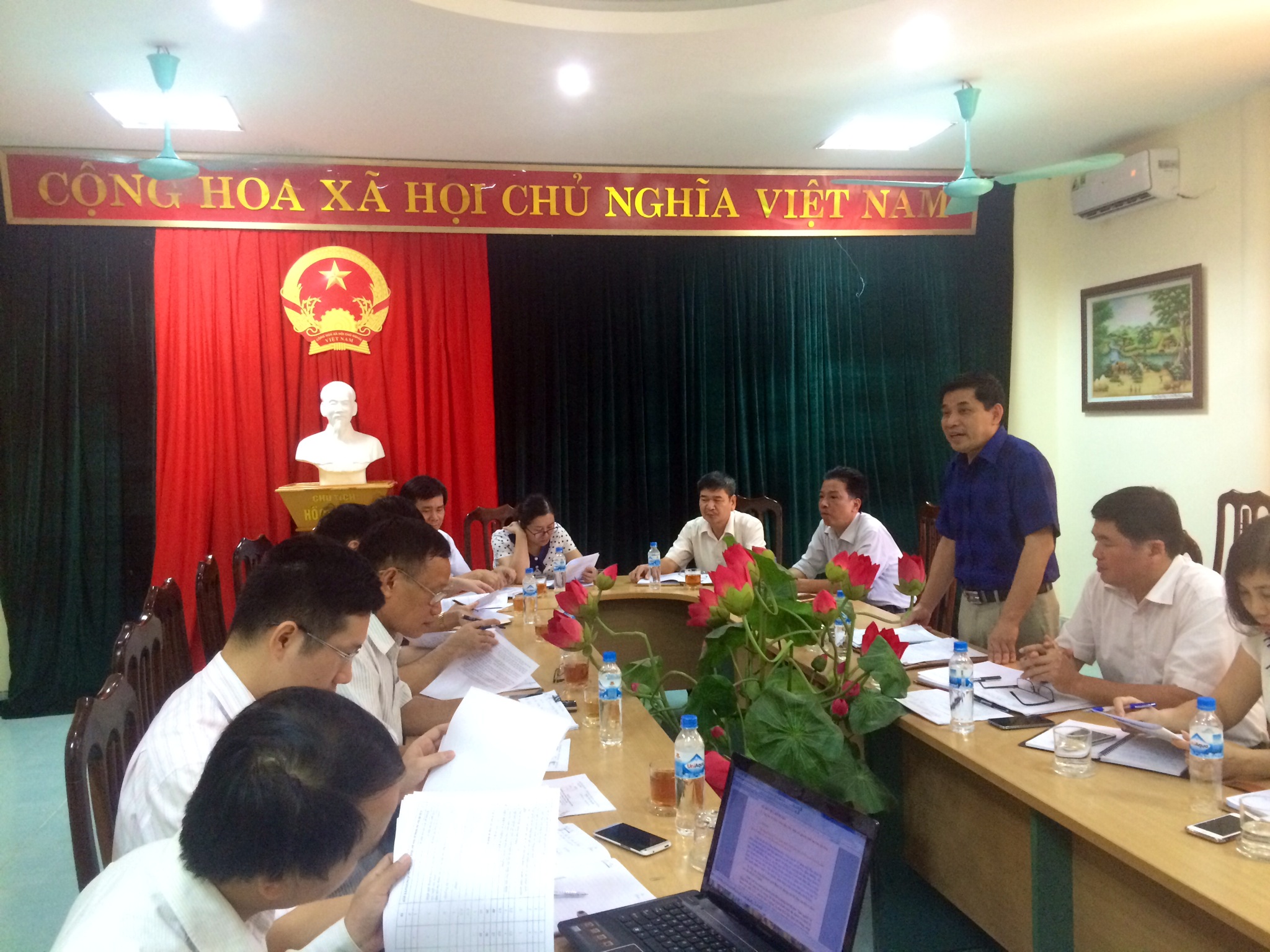 Kiểm tra công tác thi đua, khen thưởng tại Sở Tư pháp tỉnh Hòa Bình