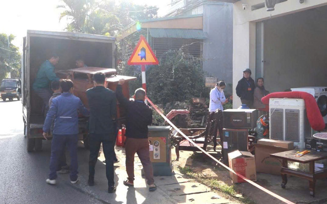 Phòng THADS khu vực 12 cưỡng chế giao tài sản thành công