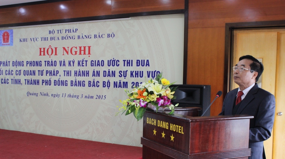 Hội nghị phát động phong trào và ký kết giao ước thi đua năm 2015 của Khu vực thi đua các tỉnh đồng bằng Bắc bộ