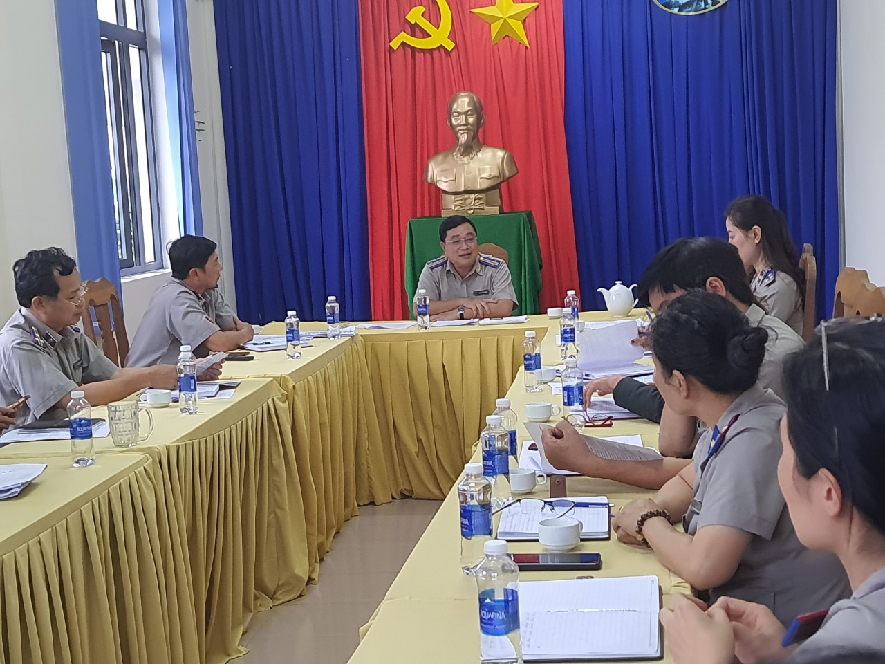 KIểm tra việc thực hiện chỉ tiêu, nhiệm vụ công tác năm 2024 tại Chi cục THADS thành phố Bảo Lộc