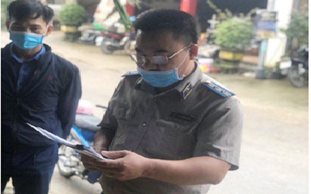 Chi cục THADS huyện Lang Chánh tổ chức cưỡng chế kê biên tài sản thành công