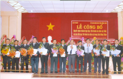 Thi hành án dân sự tỉnh Đồng Tháp: 75 năm hình thành và phát triển