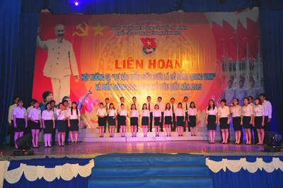 Chi đoàn thanh niên Cục tham gia Liên hoan Hợp xướng ca "Tự hào tiến bước dưới lá cờ Đảng quang vinh"