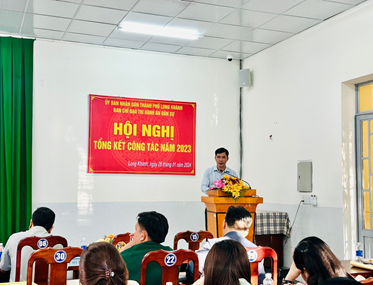 Ban Chỉ đạo Thi hành án dân sự (THADS) thành phố Long Khánh tổng kết hoạt động năm 2023, triển khai phương hướng, nhiệm vụ năm 2024