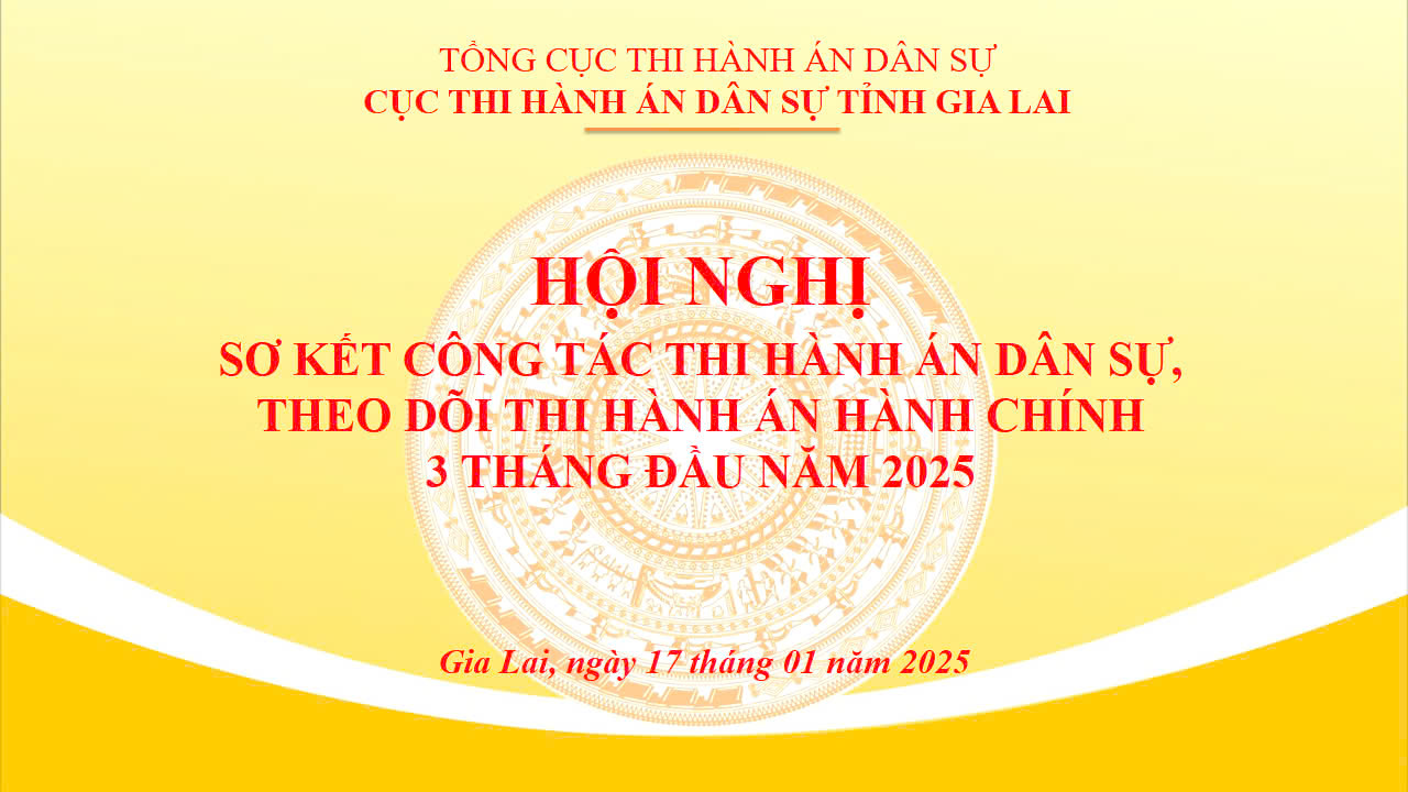Hội nghị sơ kết công tác quý I năm 2025.
