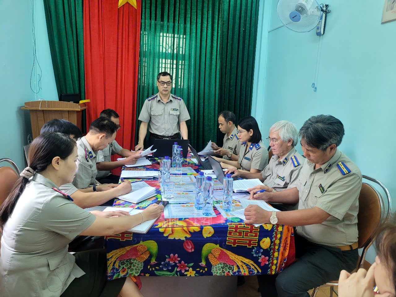 ĐÔN ĐỐC, CHỈ ĐẠO THỰC HIỆN CHỈ TIÊU, NHIỆM VỤ NĂM 2025  TẠI CHI CỤC THI HÀNH ÁN DÂN SỰ HUYỆN MANG YANG