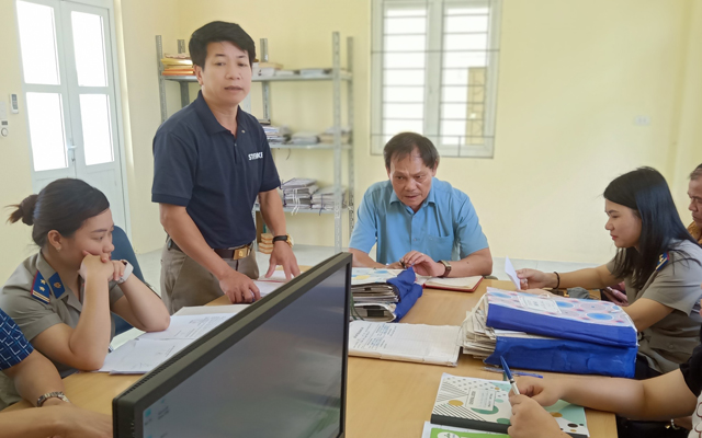 Cục THADS tỉnh kiểm tra tại Chi cục THADS huyện Mường Lát